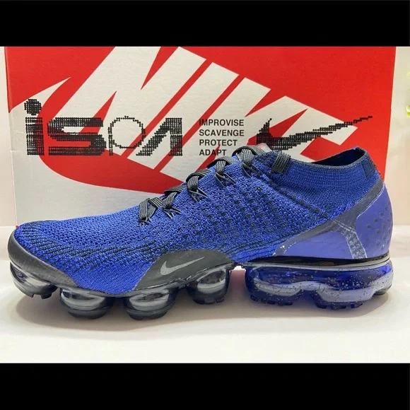 NEW Nike Air Vapormax FK Gator ISPA Men's Shoes Royal Blue AR8557-002 8.5-14 - Picture 8 of 12